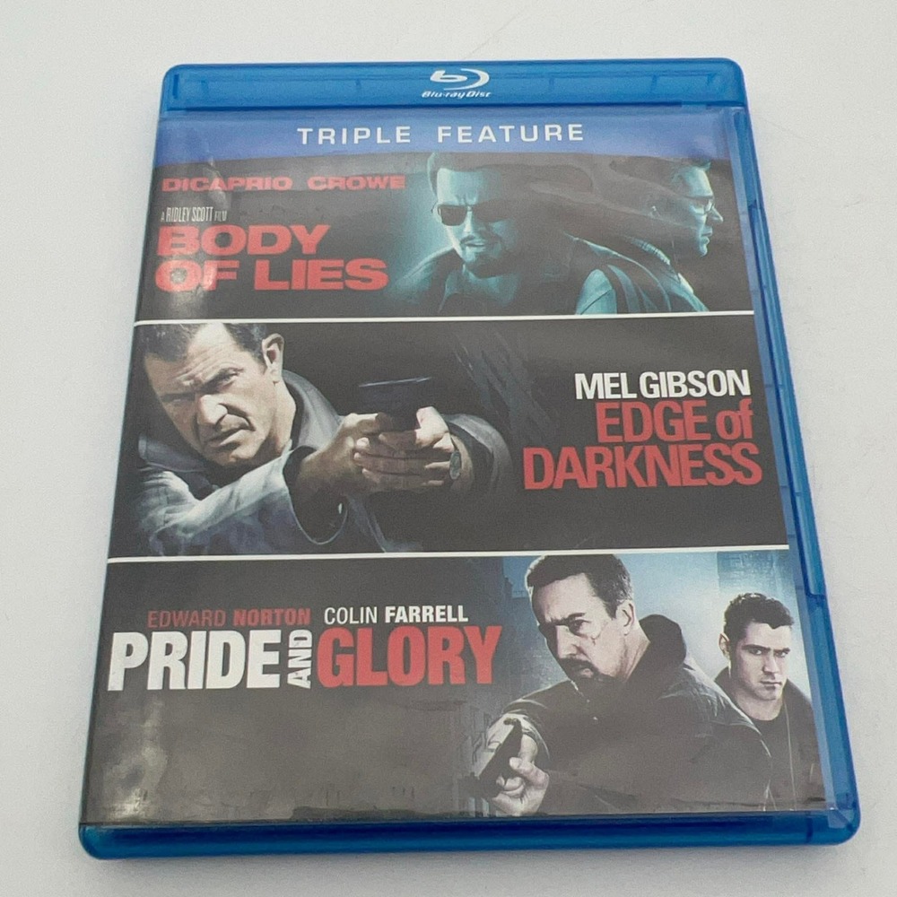 Triple Feature Blu-ray Body of Lies Edge of‎ Darkness Pride and Glory 3-Disc Set